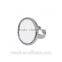 Wholesale Latest Fashion Silver Color Custom Sublimation Stainless Steel Finger Ring