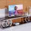 Marble Top Stainless Steel Maxim TV Stand
