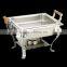 stainless steel roll top restaurant buffet chafing dish/food warmer
