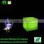 customize modern Fashion furniture colorful light up cube chair/table