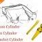 skid steer loader excavator hydraulic bucket cylinder