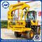 Manufacturer of HWZG-20 excavator mounted guardrail pile driver