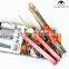 Set of 3 hard wood handle bbq tool set
