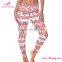 china wholesale 92% polyester 8% spandex printed leggings