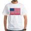 American Flag Black White Tees Latest New Design Men Printing t Shirt for Men