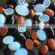 20*30 mm oval natural stone charms high end mix gemstone charms jewelry accessories 2016