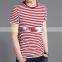 Zm40289b Korean Style Simple Design Comfortable Men's Summer Casual Stripe Shirt