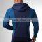 Custom Your Own Design Full Zip Hoodie Mens Contrast Stitching Hoodie Gym Wear Hoodie Men