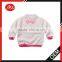 2017 thick cute long sleeve wool handmade sweater design for baby girl with high quality