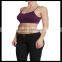 Seamless Cross Strap Back SPORTS BRA TANK TOP Stretch Bandeau Cami purple color