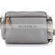 Gray color canvas material cross body bag messenger bag for lady