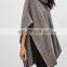 Wholesale Turtle Collar Side Slit Sexy Short Japanese Kimono style cardigan