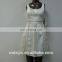 Contrast lace trim sleeveless wide strap ladies dress fashion 2015