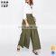 Oem super wide leg pants casual high waist ladies wide leg pants