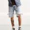 2017 New Top Fashion Style Man Partial White Pocket Jeans Short
