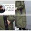 2017 winter new feather cotton clothing women Korean version of the Slim plus large collar collar long knee women's jacket S1003