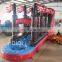 8*4*6m pirate ship inflatable water slides with pool for sale with price