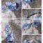 Aidocrystal elegance blue artificial flower crown fascinators, wedding party tiaras for women