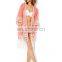 2015 MONOCHROME EMBROIDERED KIMONO Latest beach kimono soft polyester fabric embroidered kimono