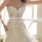 Floral sleeveless  flourish Beaded wedding Bridal Gown