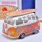 Hot sale in Amazon eBay gift for kids creative Bus car shape large piggy bank wholesale colorful ceramic money box