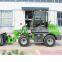 mini compact loader with trencher, mini farming loader