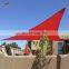 trialngle shade sail, car park sun shade sail