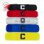 Colorful OEM logo outdoor team sports group player football captain arm band