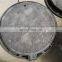 Factory direct round cover square ductile cast iron manhole covers
