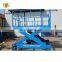 7LSJY Shandong SevenLift manual hydraulic scissor portable maintenance towable stepladder platform lift