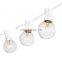 Outdoor lights G40 Globe Light String Incandescent Bulbs with white wire 25Ft 25bulbs