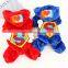 Dog clothes Superman cosplay pet Peter Pan apparel pet clothes coral fleece