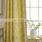 Vintage yellow rose cotton and linen blackout curtains jacquard bedroom living room