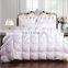 Factory Price Cotton Pleated Goose New Style Soft Hot Sale Quilt 300Gsm,  Or Customized