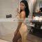 Sexy Spaghetti Tank Bodycon Club Party One Shoulder Strap Dress Backless Long Dress