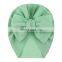 0-4years Baby knitted Knot Turban hats Kids Girls Stretchy Beanie Hat Headwear Baby Hair Accessories 30colors