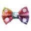 4Inches DIY Sequin Bows Without Clips Baby Girl Polka dot design Hair Bow 12Colors