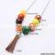 Halloween Children Necklace with fringe Girl Sweet Candy bubble beads Necklace 6Styles