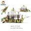 New arrival children wooden pirate water slides aqua park