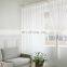 Ready Made European Simple Style White Color Soft Feeling Voile Sheer Curtain For The Living Room