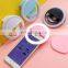 36LED Portable mini USB rechargeable mobile phone beauty led ring fill light for selfie