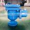 Double orifice vacuum break ductile iron flanged thread connect air release valve