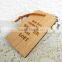 Custom made logo and painted color wooden scutcheon tags