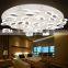 European popular leaf shape acrylic pendant lamp from China manufactory