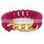 Cheap Bracelet Wholesale FDA Silicone Braided Bracelet Bangle Bracelet