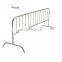 Heavy duty galvanised traffic road safety pedestrian crowd control barriers