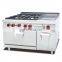 High quality Stainless Steel Commercial gas range with 4-burner & oven