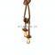 Retro industrial style hemp rope with 2 heads pendant light for decorate