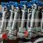 Industrial valve series extension stem gate valve API602 SW BW FNPT NPT flange connection carbon steel forged steel materials