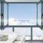 Thermal break aluminium frame sliding folding window for villa